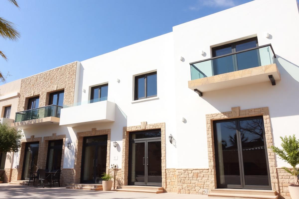 Réhabilitation de façade — APRÈS — Blida centre