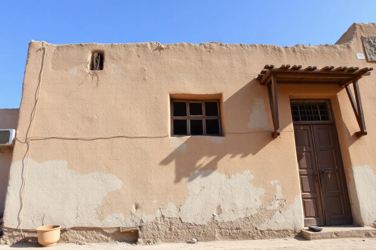 Réhabilitation de façade — AVANT — Blida centre